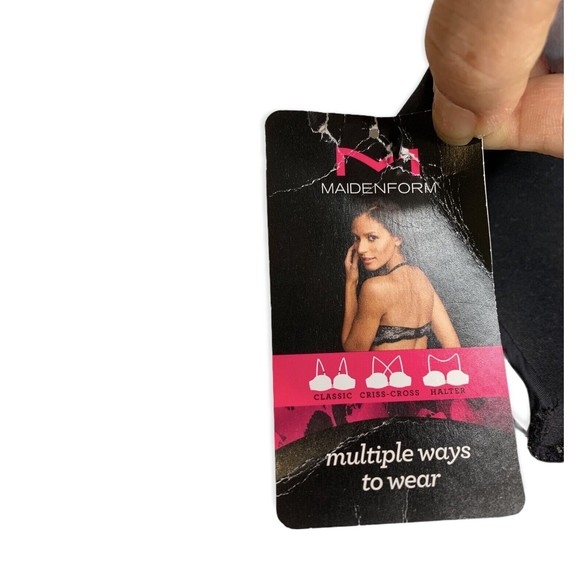 Maidenform Women's Natural Boost Demi Bra 09428, 36D, Black, Reg $40 NEW - Picture 5 of 8